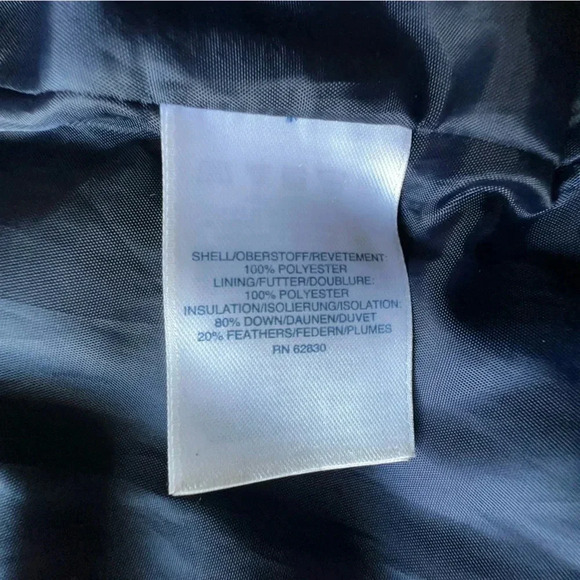 LANDS’ END NWOT DOWN VEST NAVY & RED BUFFALO PLAID POCKETS | SIZE: L / PETITE - Picture 8 of 9